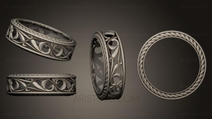 Jewelry rings (JVLRP_0199) 3D model for CNC machine